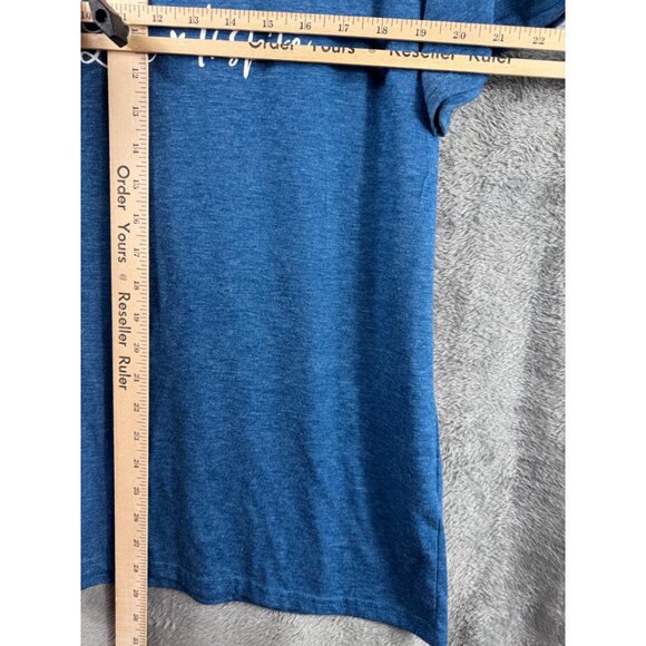 Teacher Graphic T-Shirt "Teach Love Inspire" Blue - Picture 4 of 7